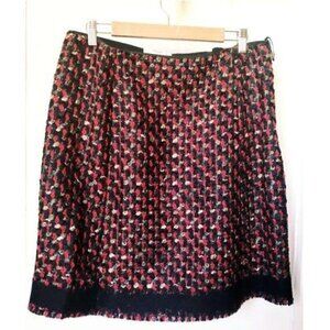 Prada wool blend boucle tweed skirt 46 Italy/US12